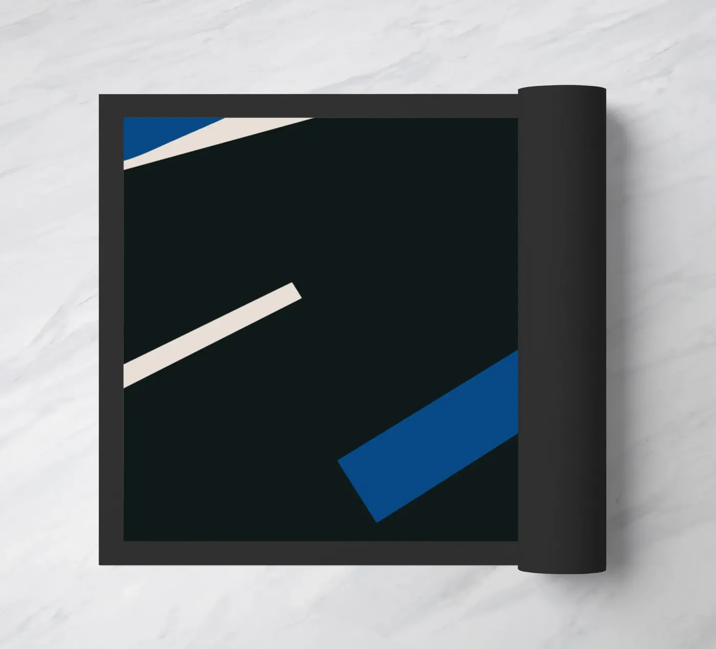 Groot abstract 02 deurmat van Little Dean