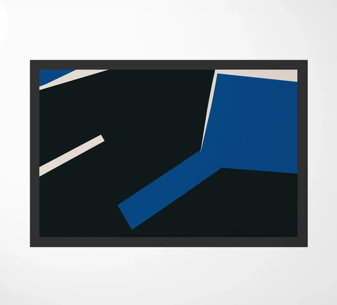 Groot abstract 02 deurmat van Little Dean