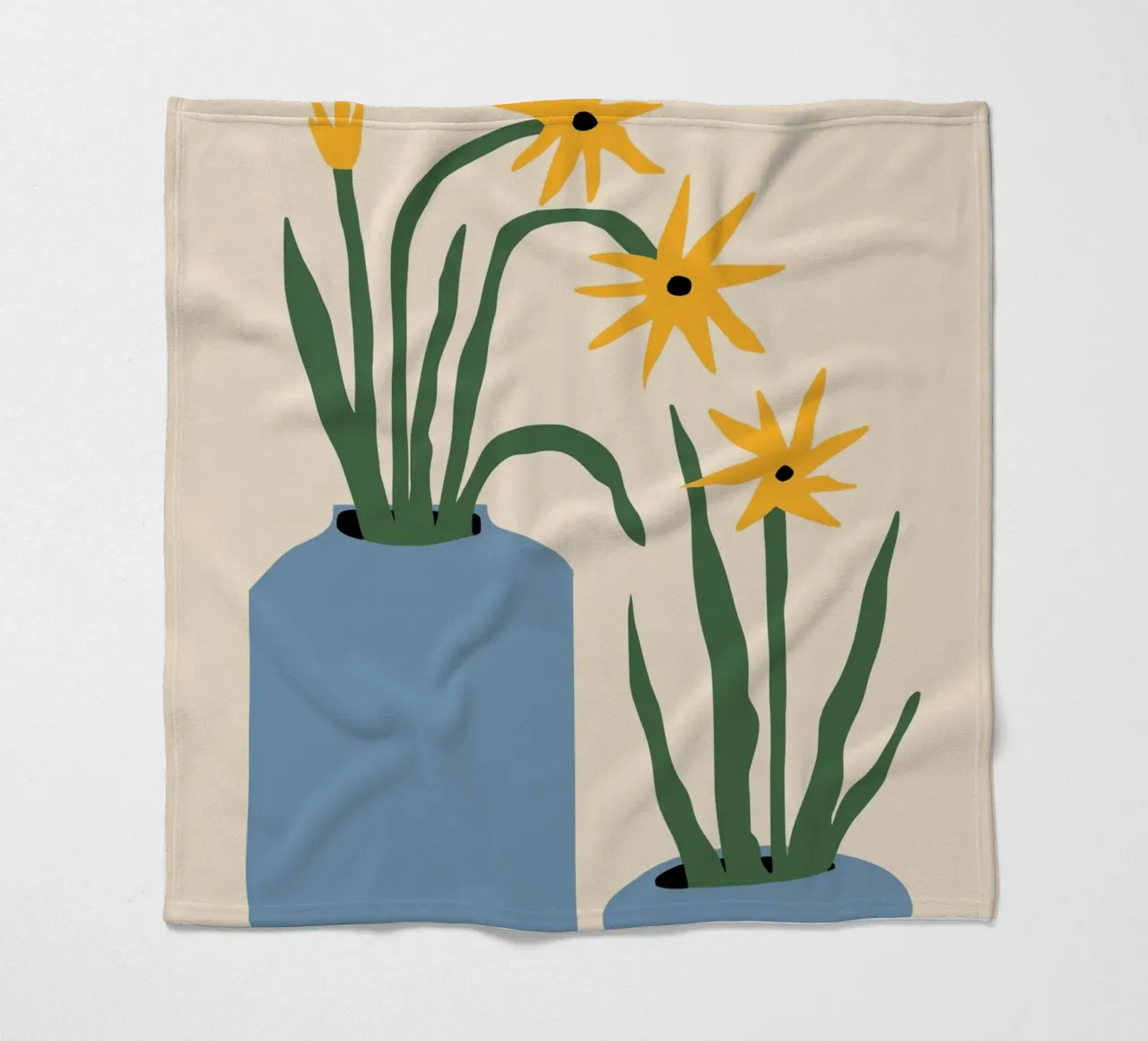 Due piante in vaso coperta in pile da Little Dean
