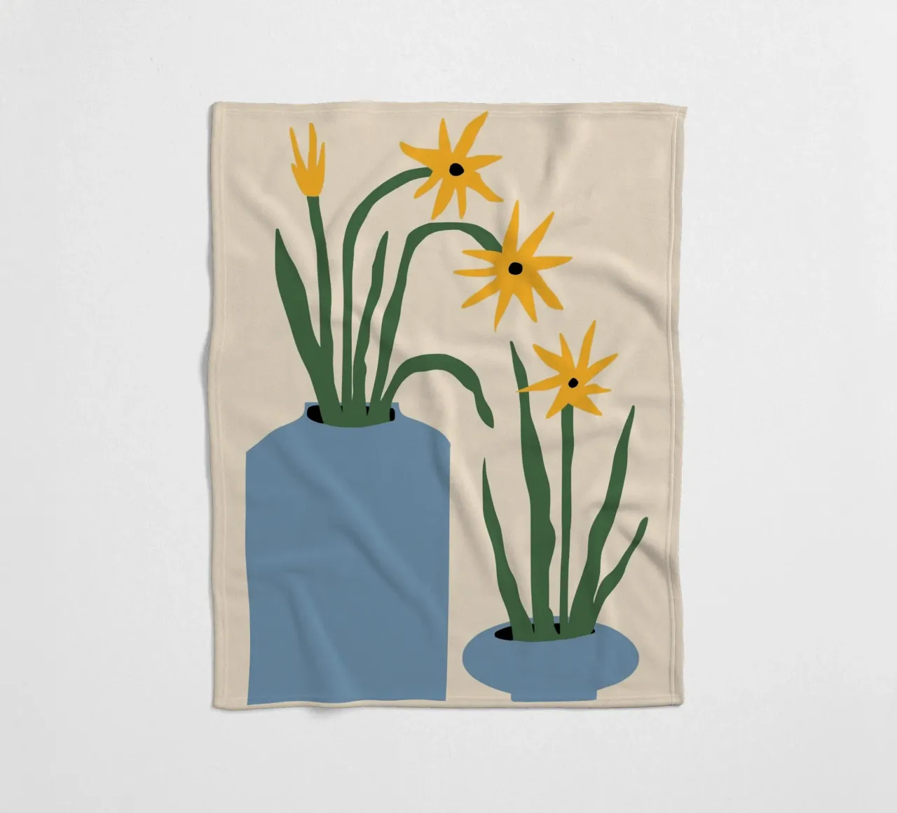 Due piante in vaso coperta in pile da Little Dean