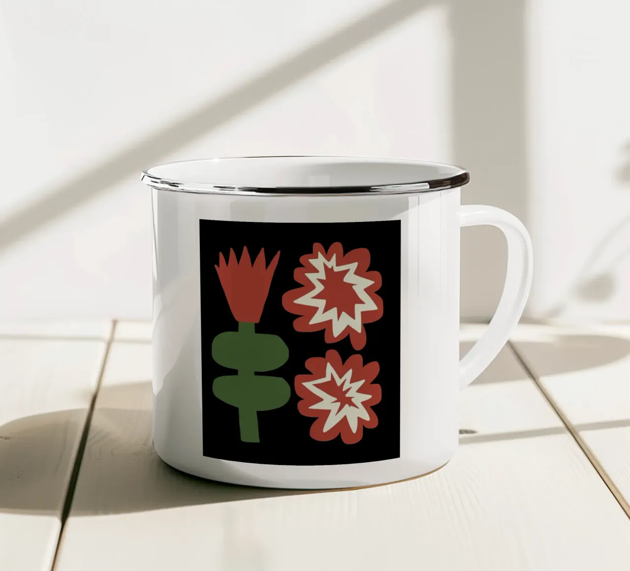 Boom di fioritura tazza in smalto da Little Dean