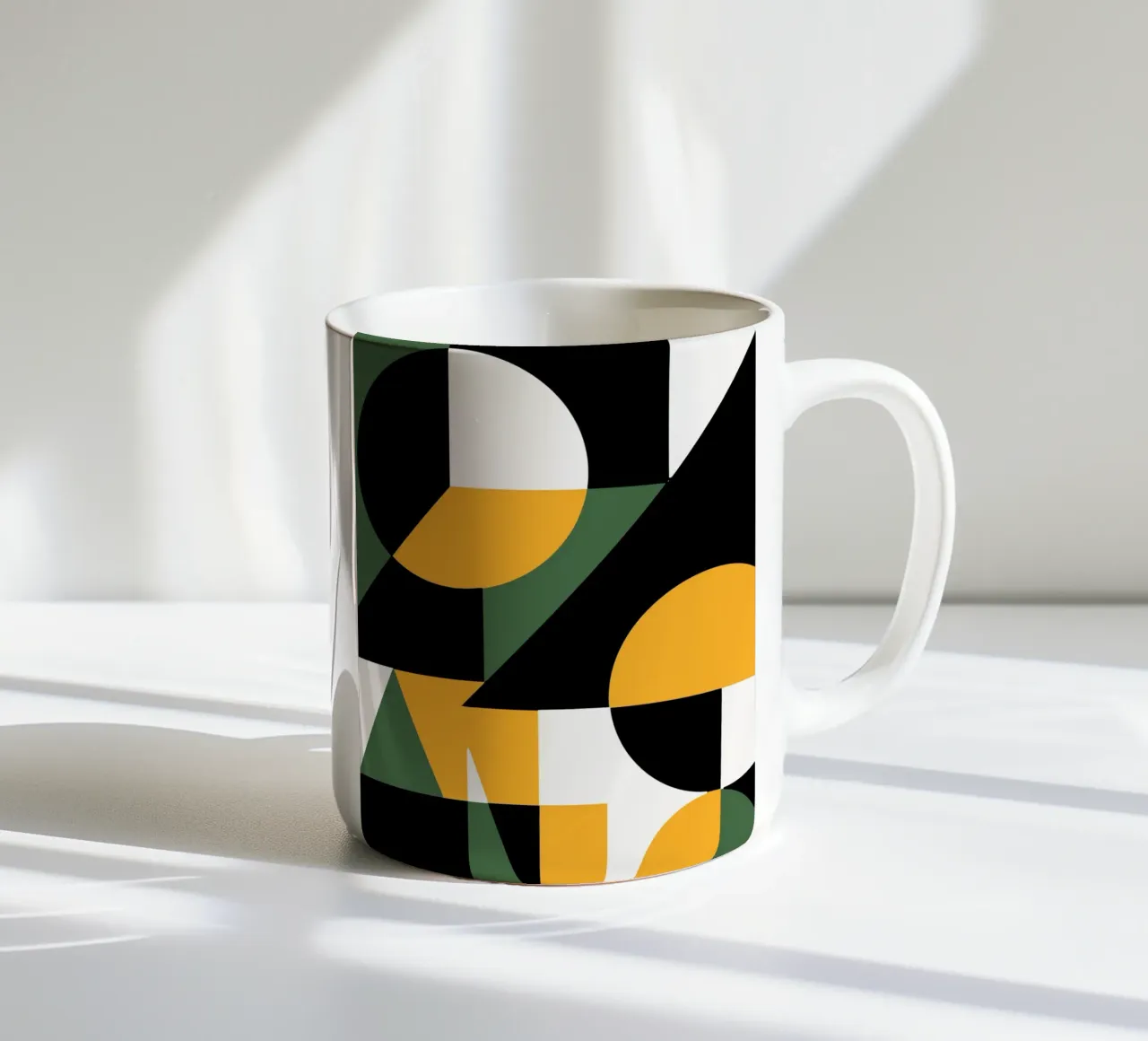 Geometria scandinava tazza in ceramica da Little Dean