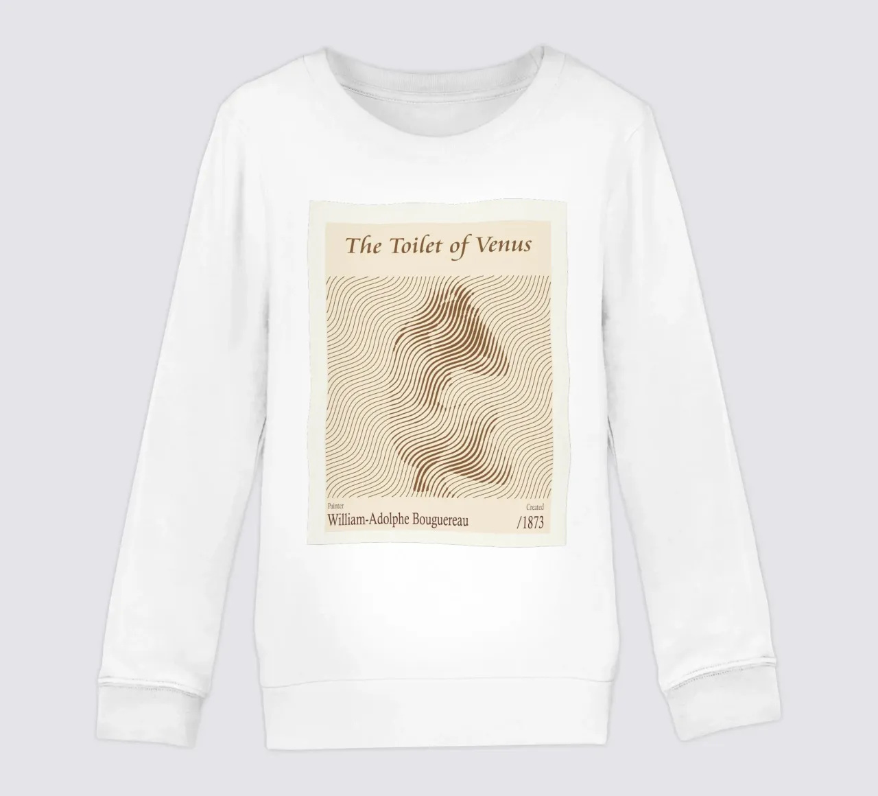 El retrete de Venus - William-Adolphe Bouguereau sudadera para niño de Doa Project