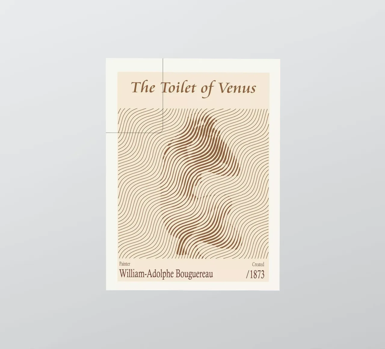 The Toilet of Venus – William-Adolphe Bouguereau sticker by Doa Project
