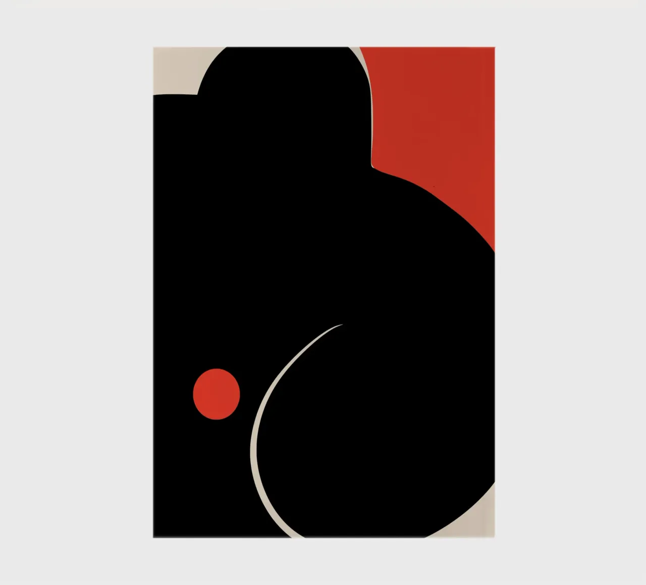 Large abstract 05 notebook by Little Dean