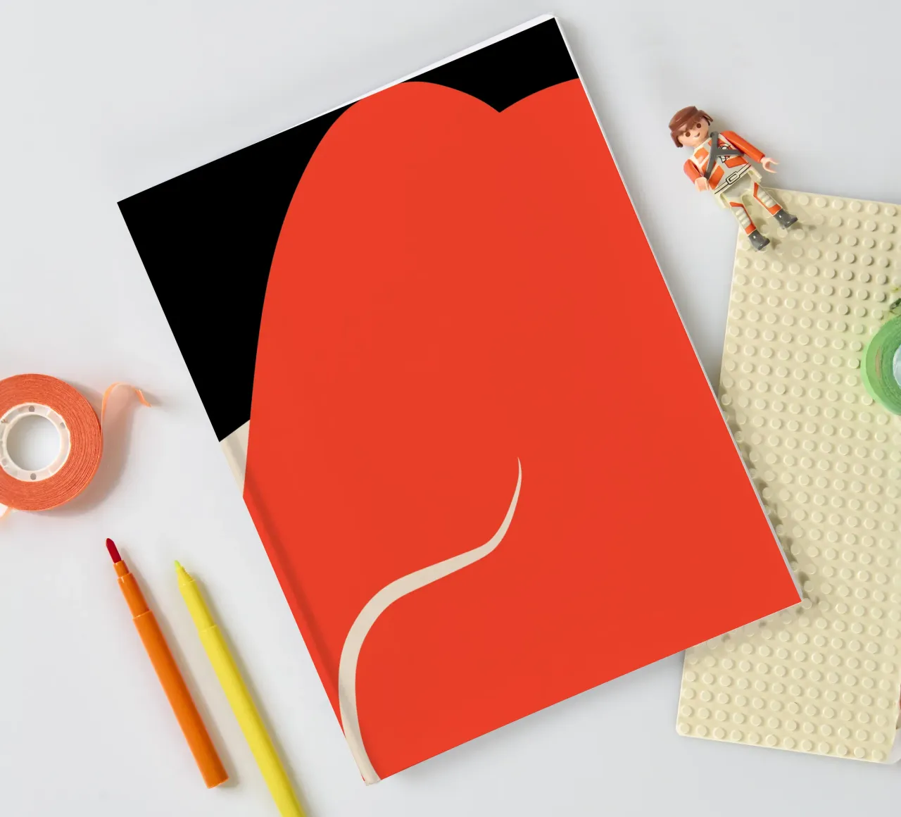 Large abstract 06 notebook by Little Dean