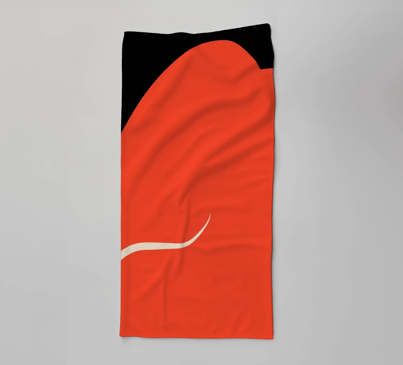 Groot abstract 06 badhanddoek van Little Dean