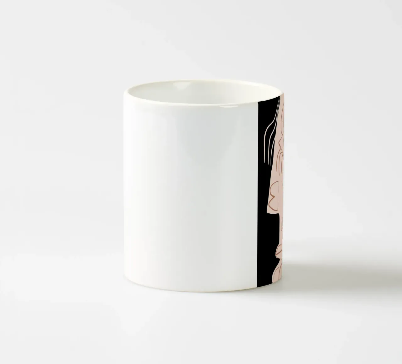 Ritratto eclettico 03 tazza in ceramica da Little Dean