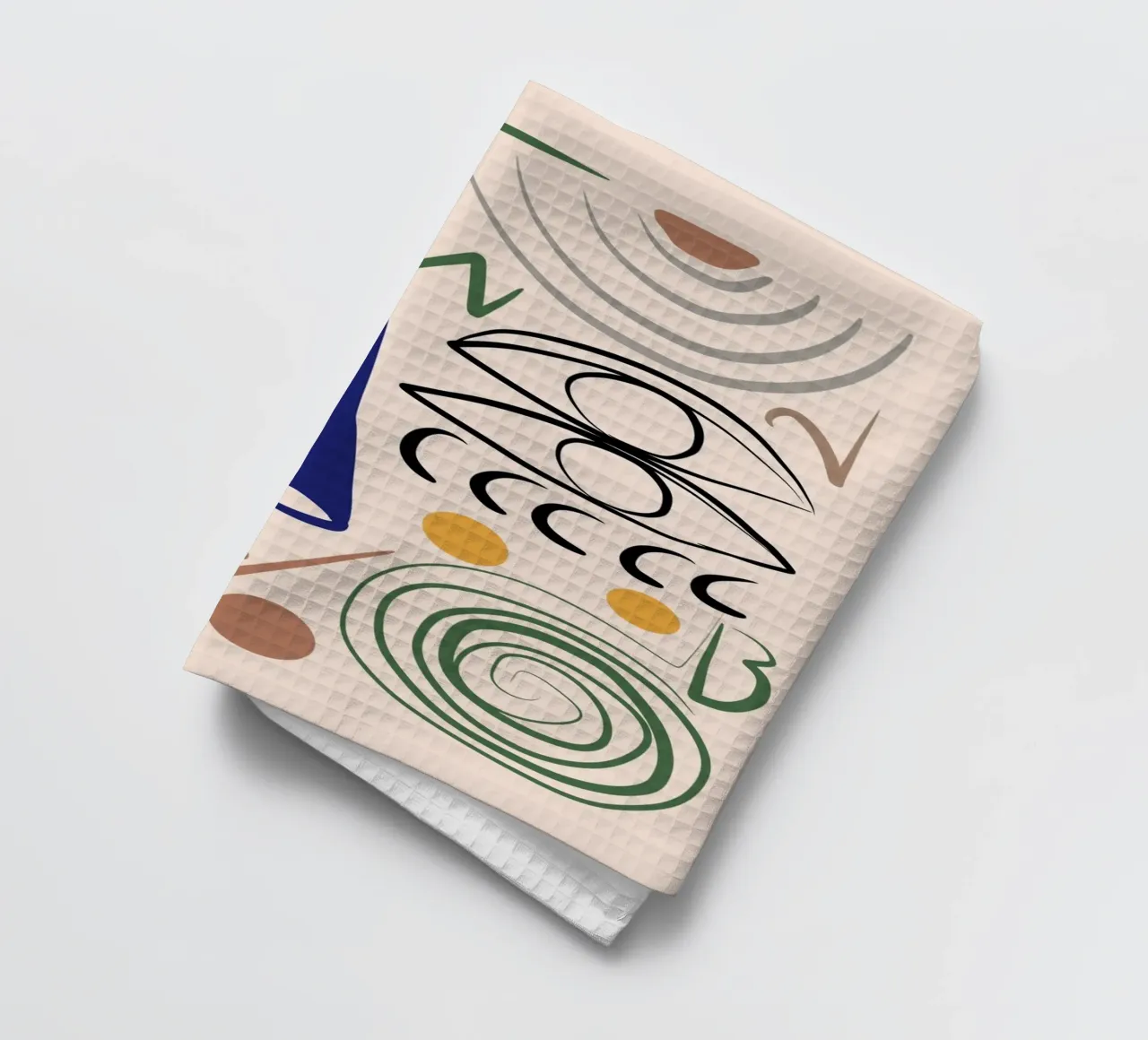 Dessin au trait maximaliste 09 torchon de Little Dean