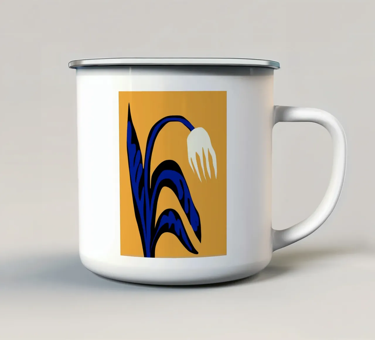 Bellezza blu tazza in smalto da Little Dean
