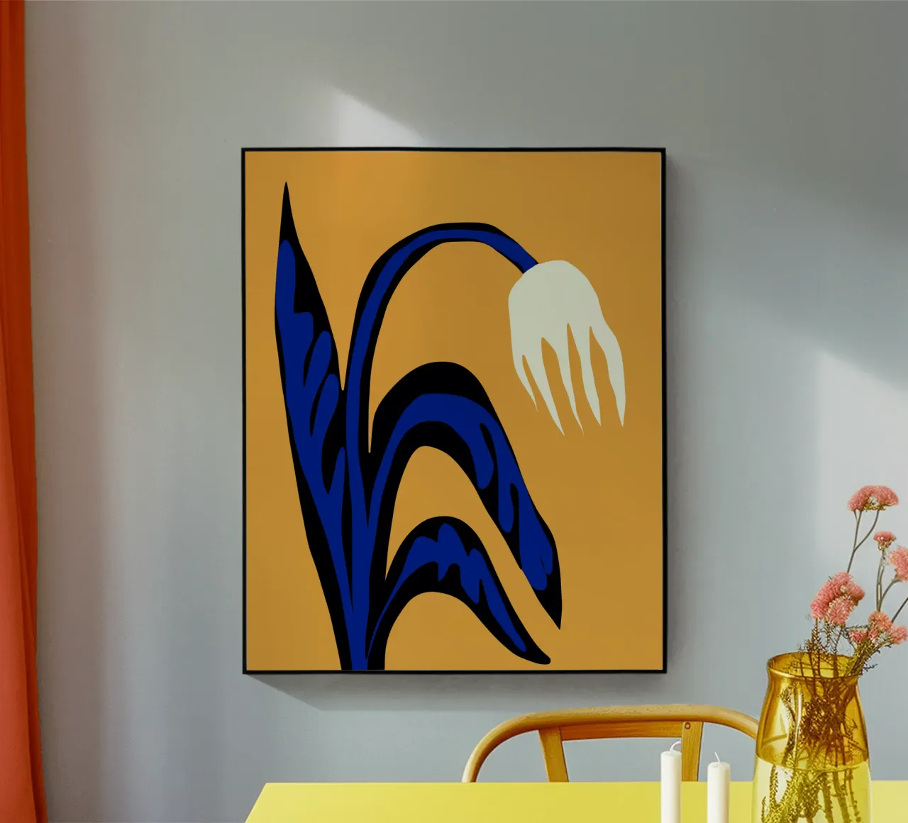 Blaue Schönheit Acryl-Glas von Little Dean