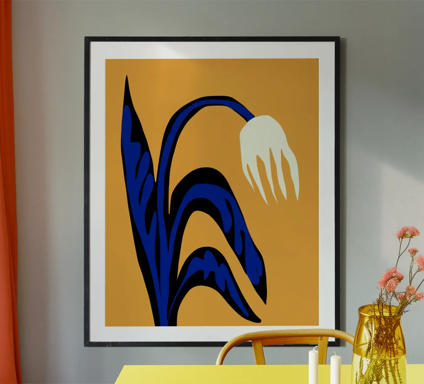 Blue beauty Poster von Little Dean