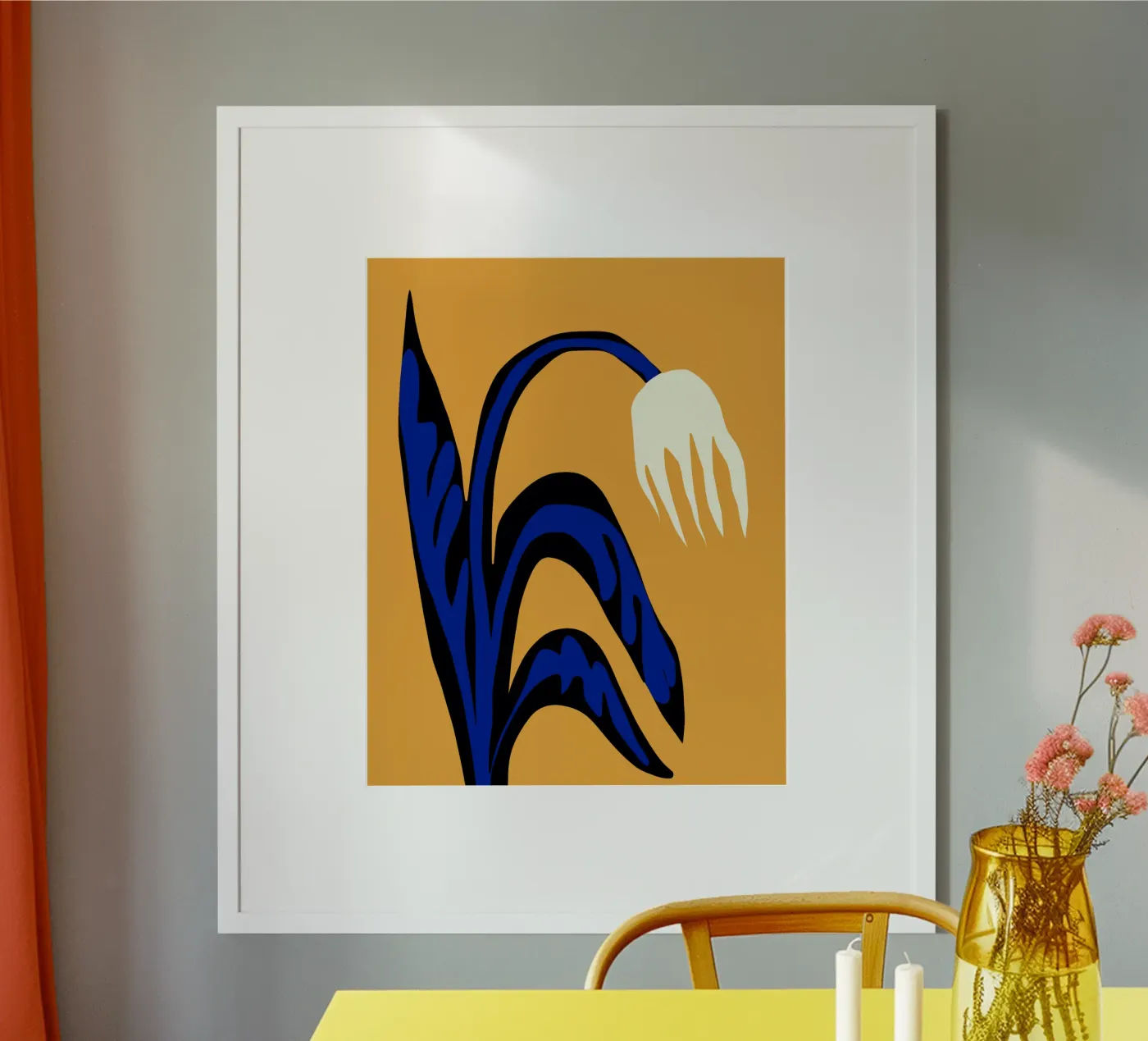 Blue beauty Poster von Little Dean