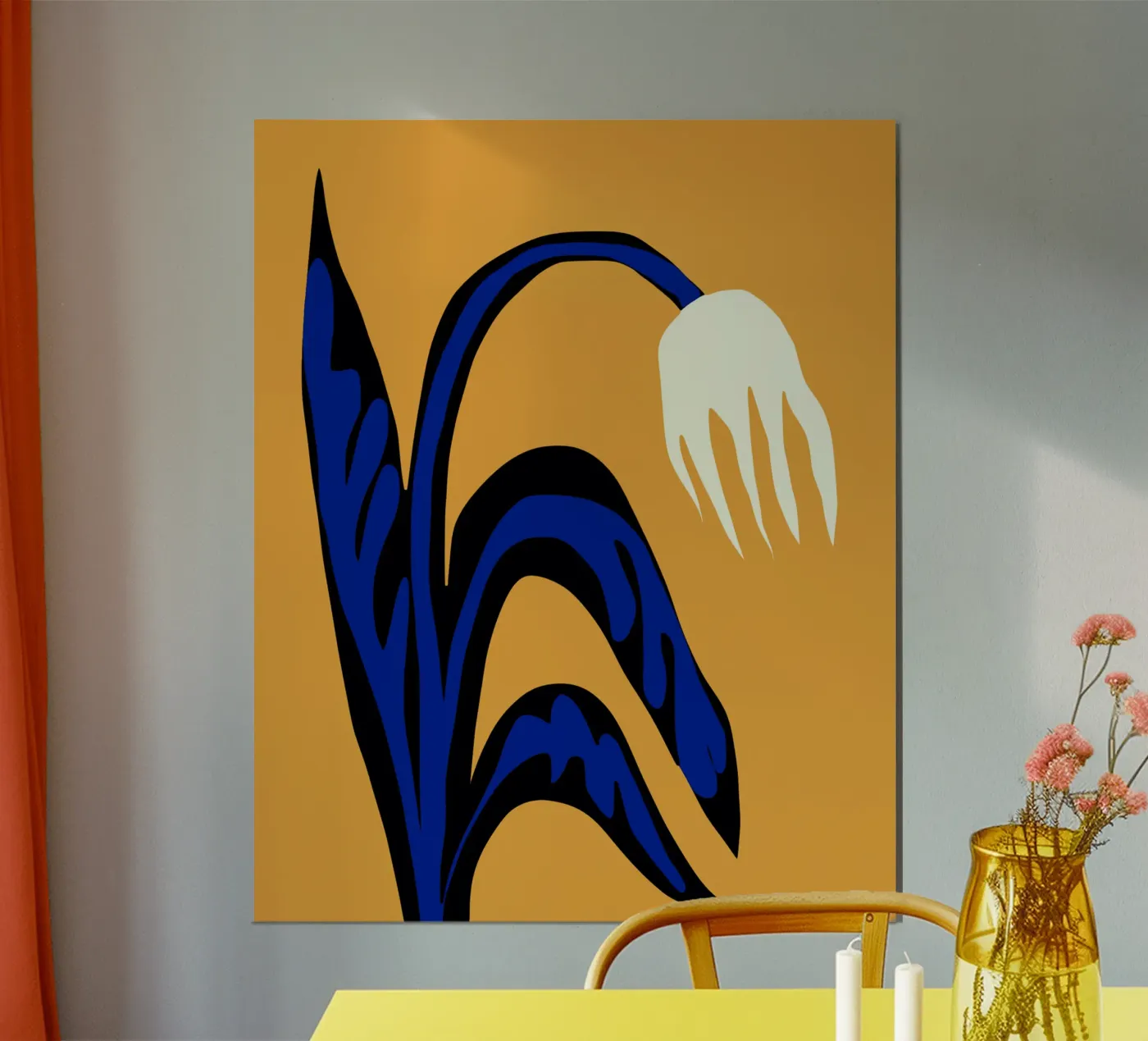 Blue beauty Poster von Little Dean