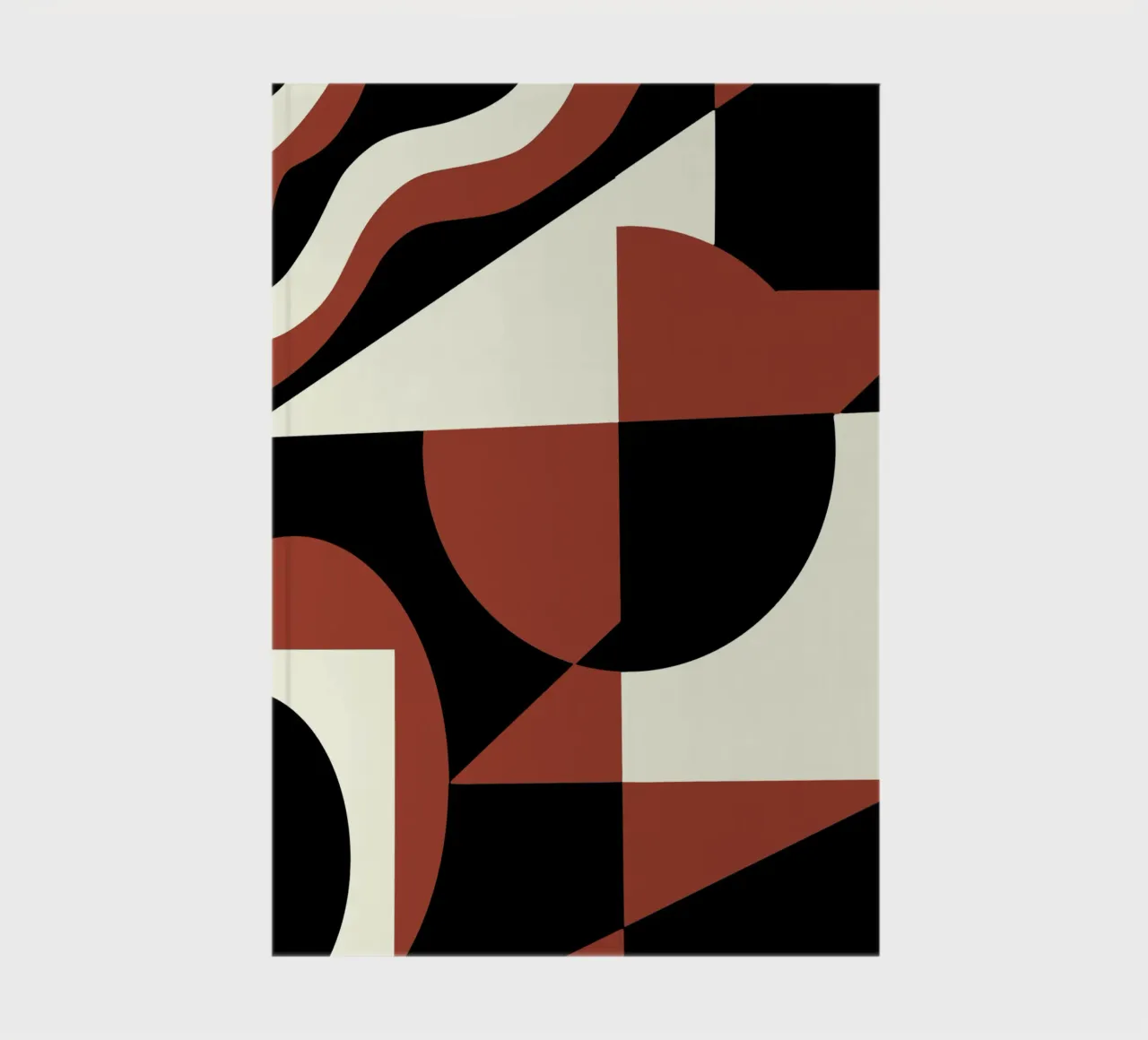 Scandinavian geometry 02 notebook by Little Dean