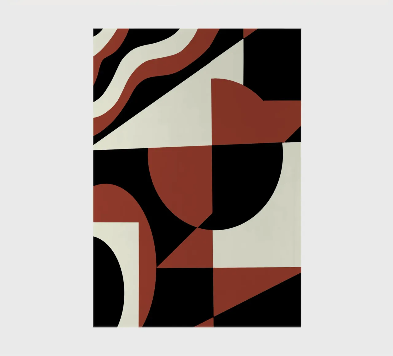Scandinavian geometry 02 notebook by Little Dean