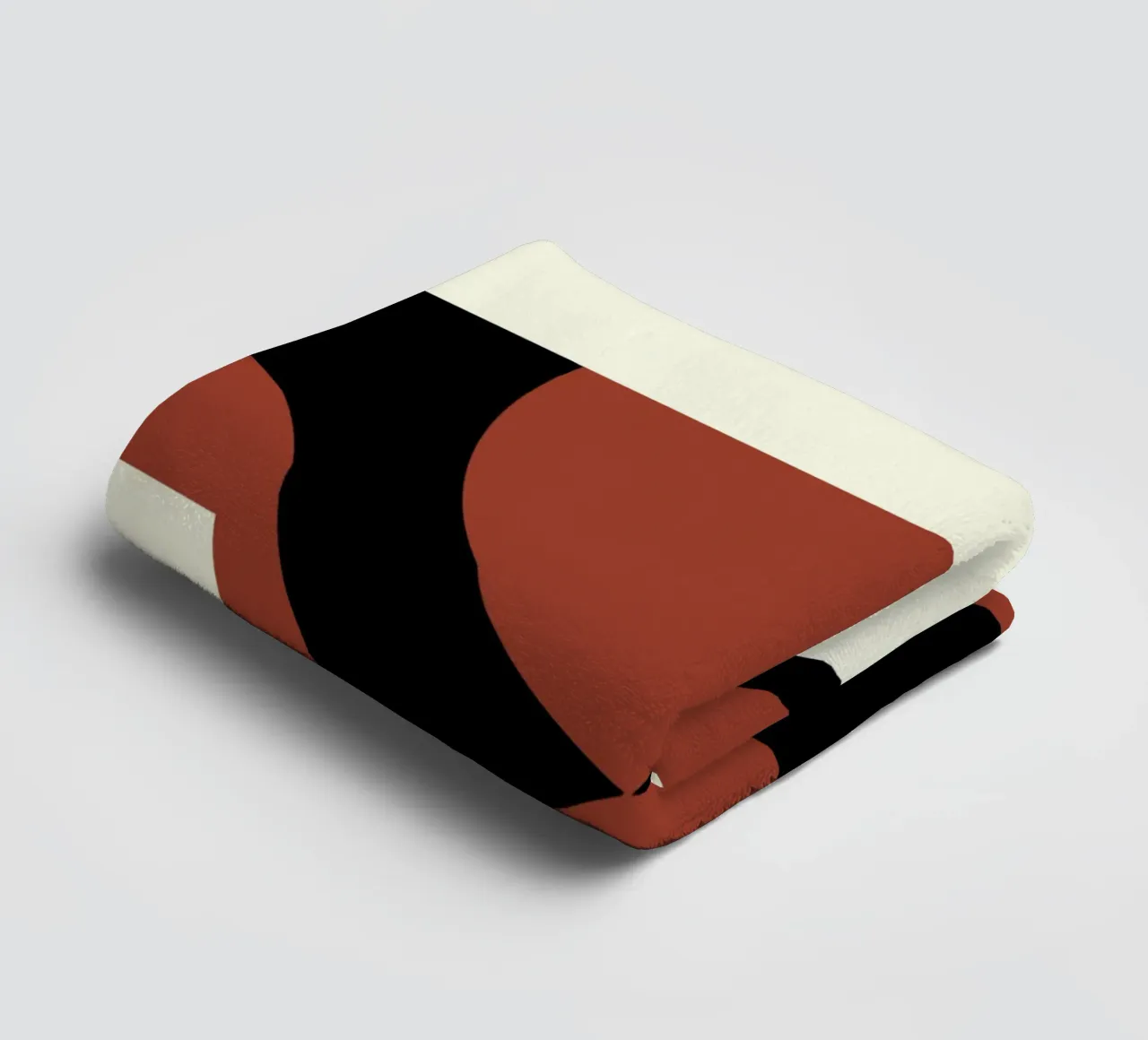 Scandinavian geometry 02 towel by Little Dean