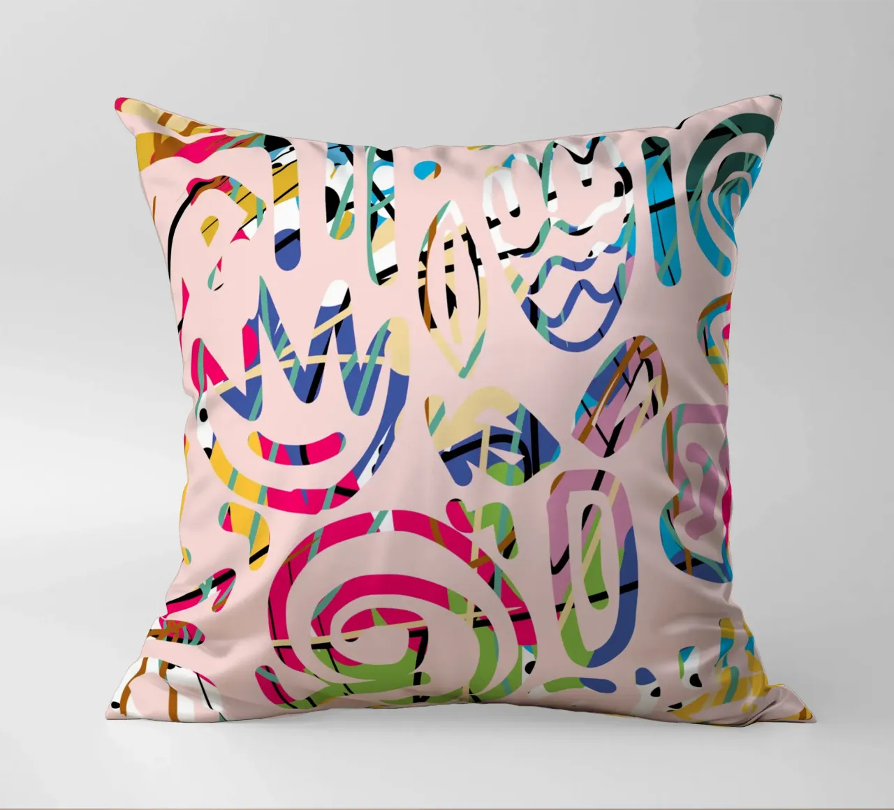 Graffiti scribble cuscino da Little Dean