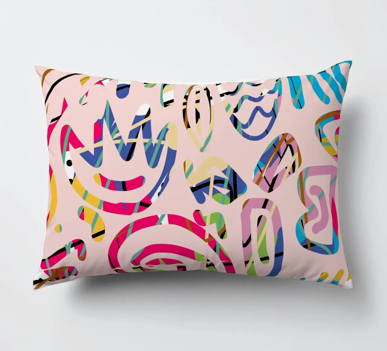 Graffiti scribble cuscino da Little Dean