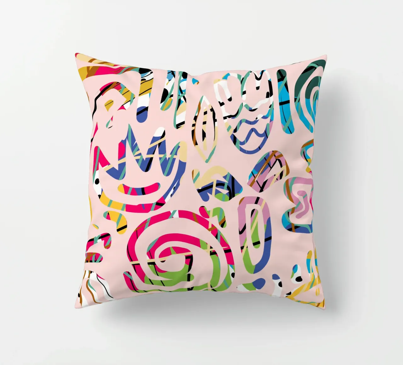 Graffiti scribble cuscino da Little Dean