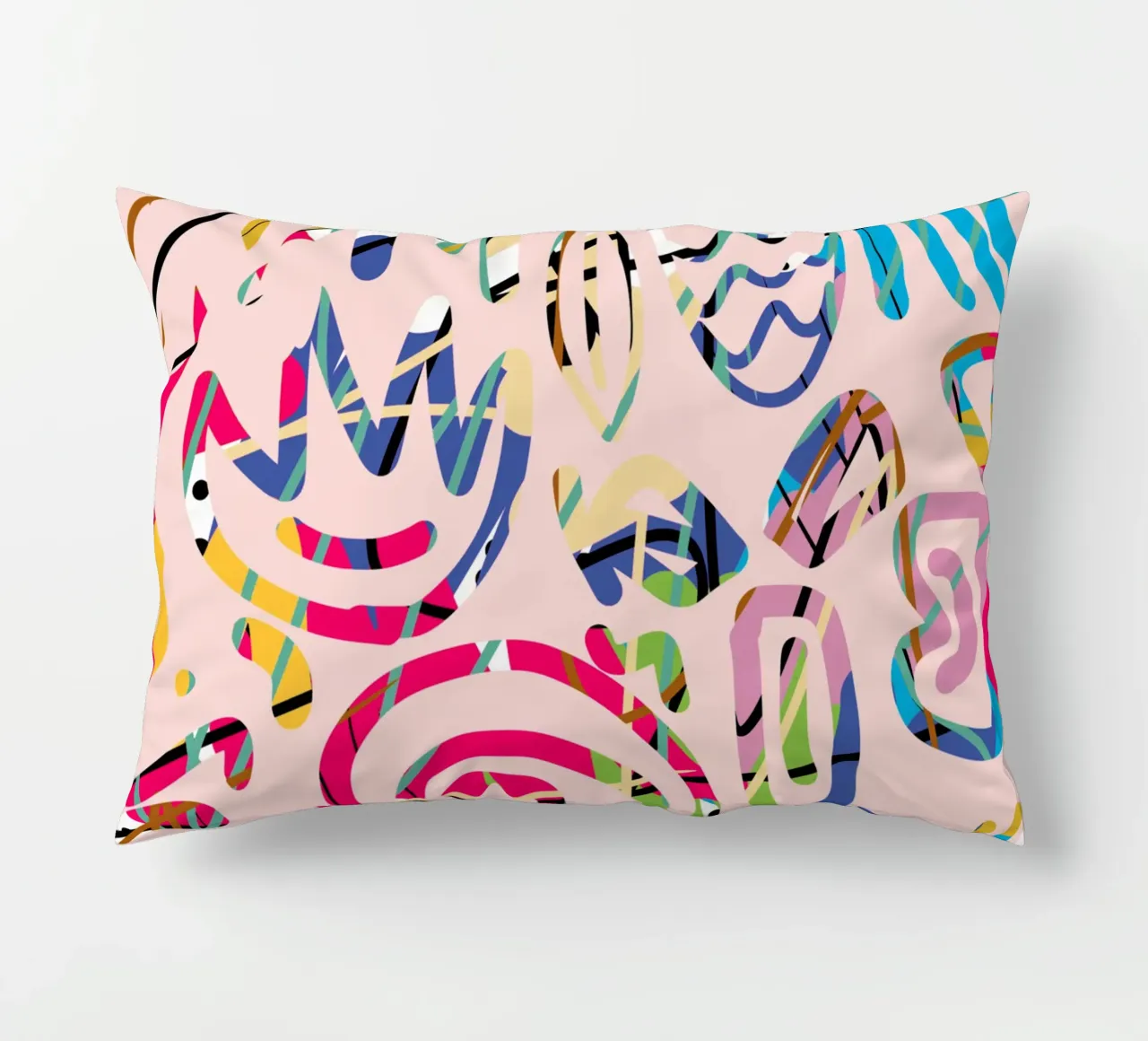 Graffiti scribble cuscino da Little Dean