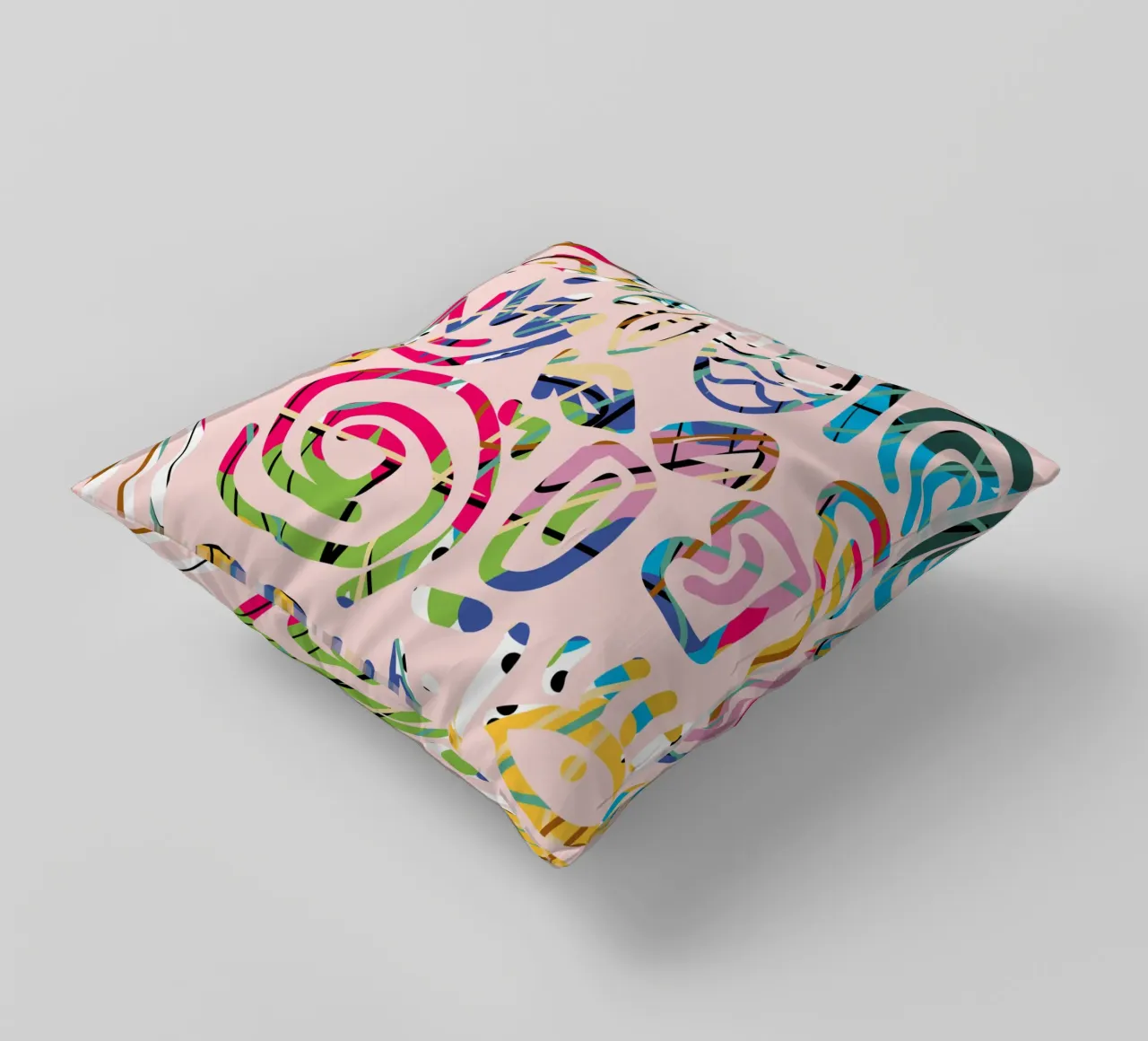 Graffiti scribble cuscino da Little Dean