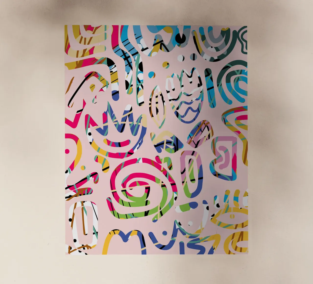 Graffiti scribble pellicola backlit da Little Dean