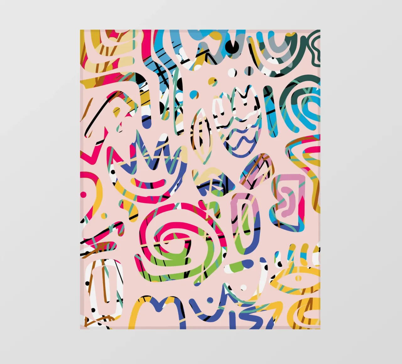 Graffiti scribble pellicola backlit da Little Dean