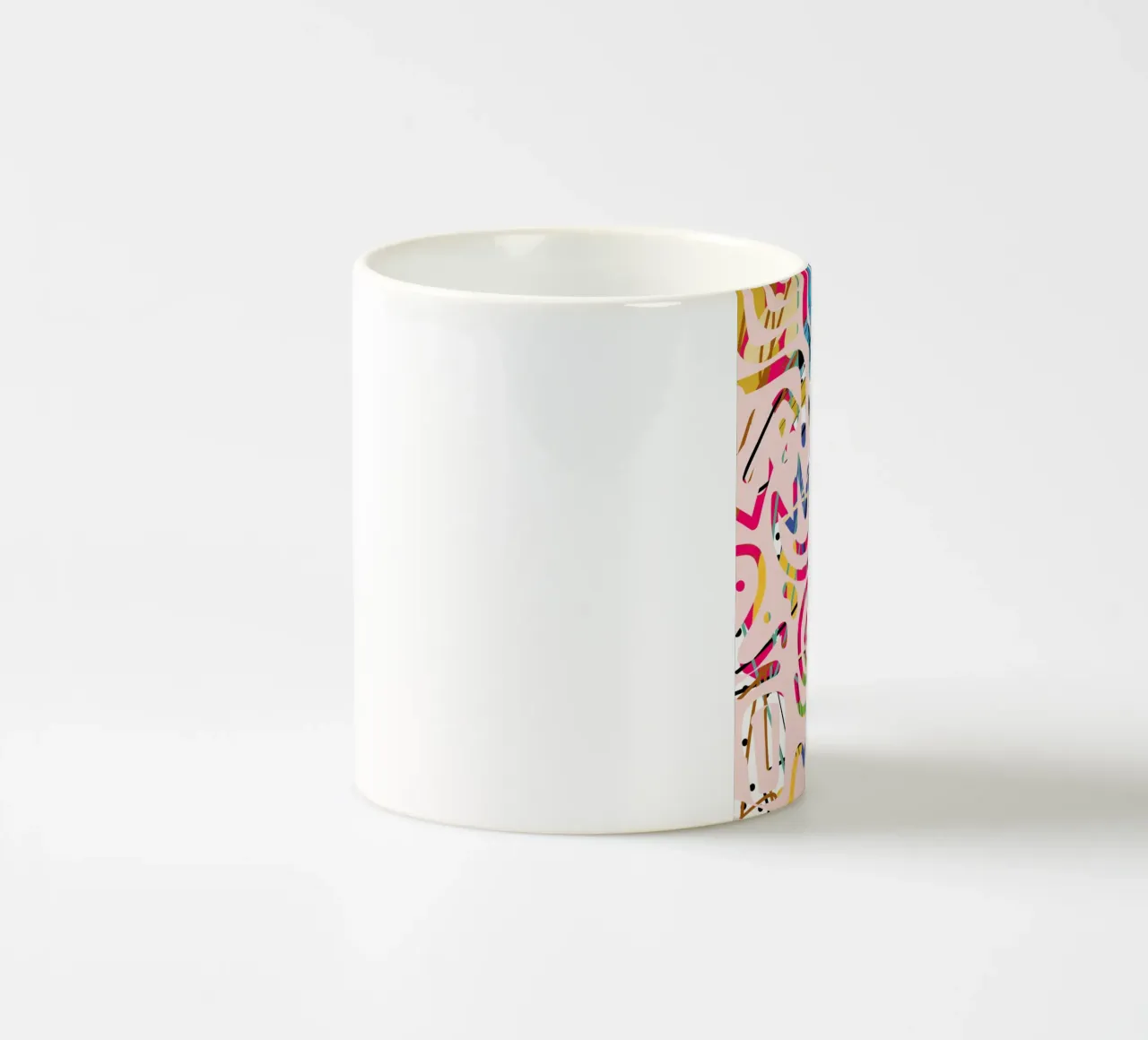 Graffiti scribble tazza in ceramica da Little Dean