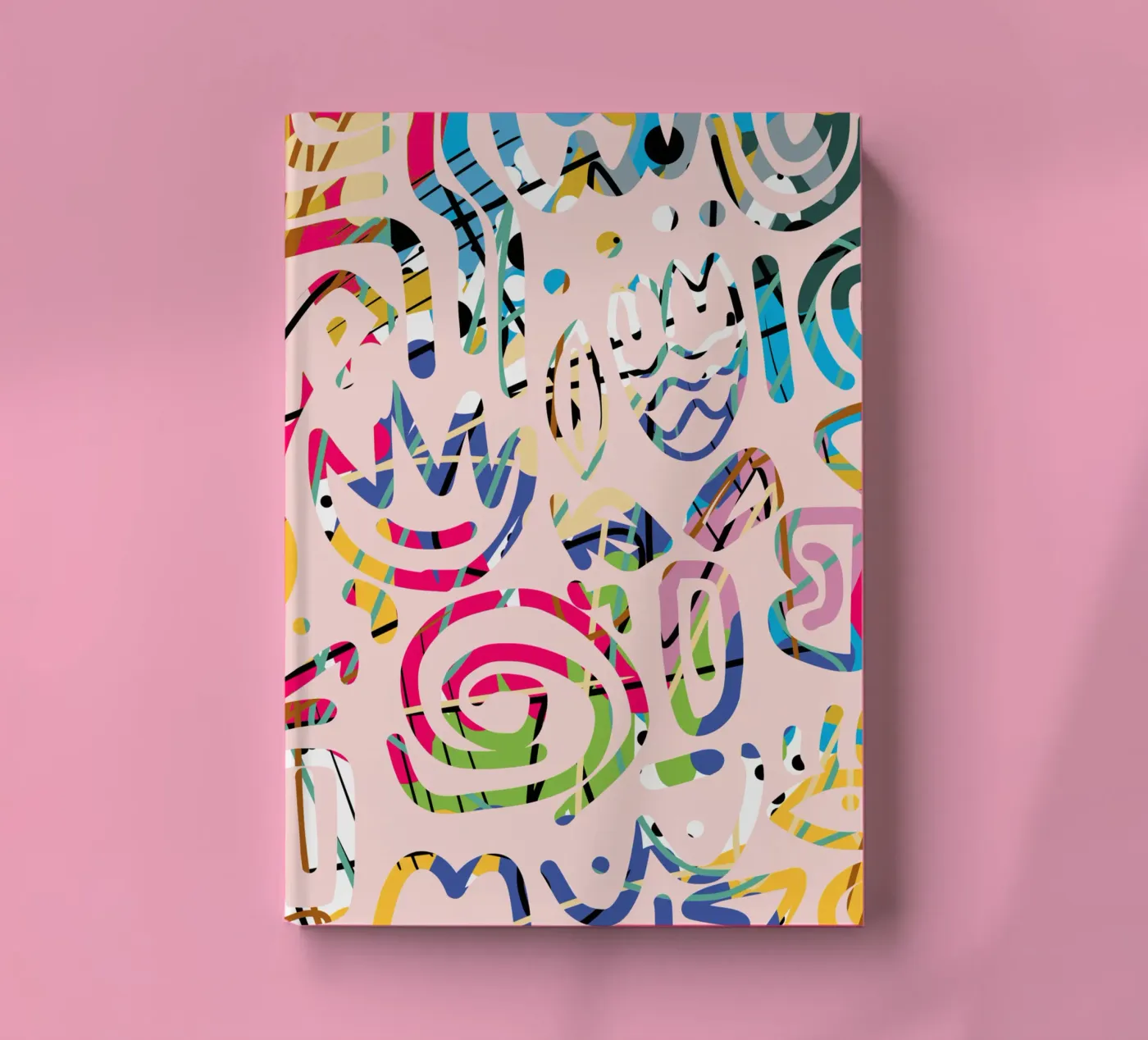 Graffiti scribble notebook by Little Dean