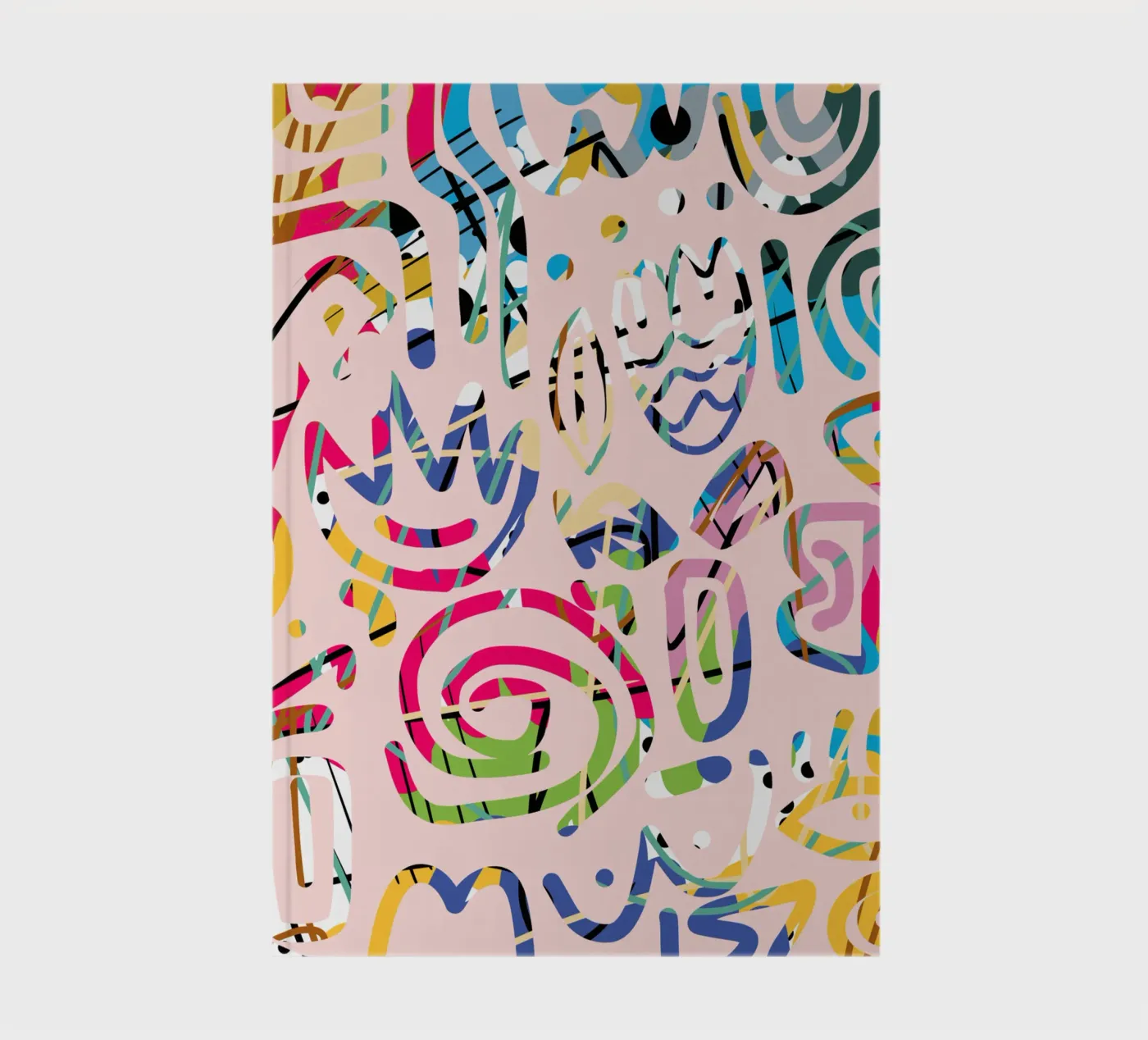 Graffiti scribble notebook by Little Dean