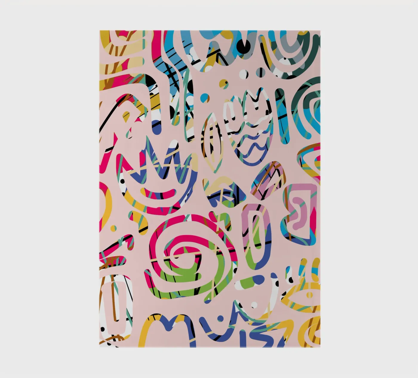 Graffiti scribble notebook by Little Dean