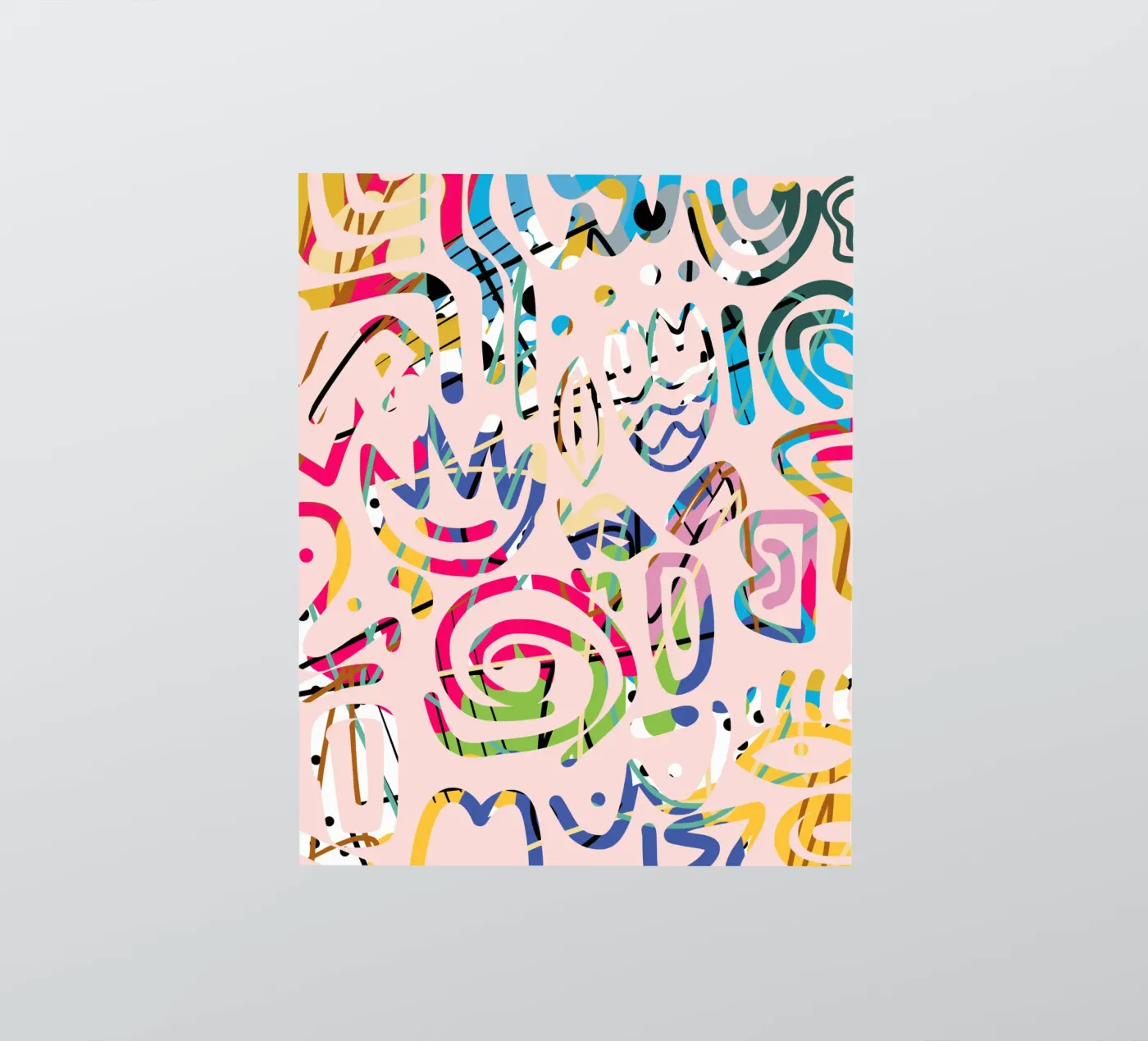 Graffiti scribble adesivo da Little Dean