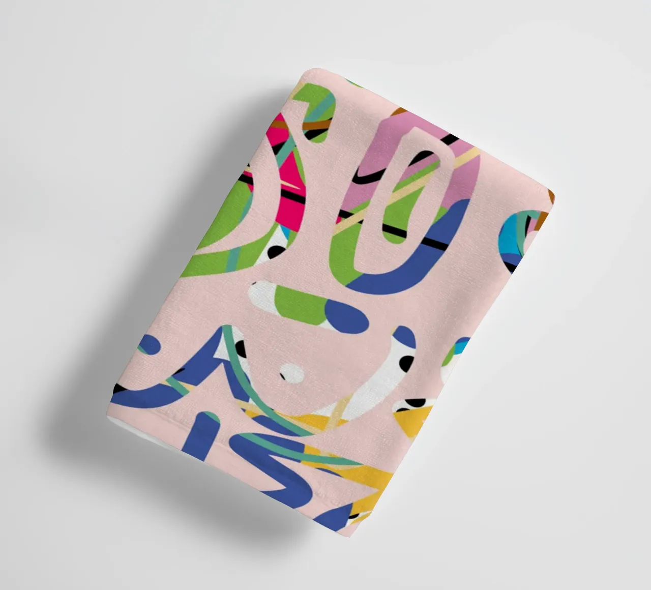 Graffiti scribble asciugamano da bagno da Little Dean