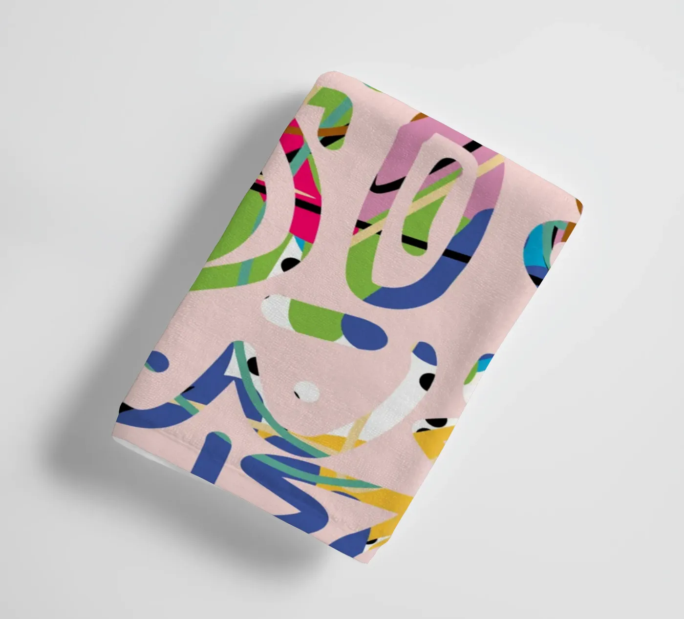 Graffiti scribble towel by Little Dean