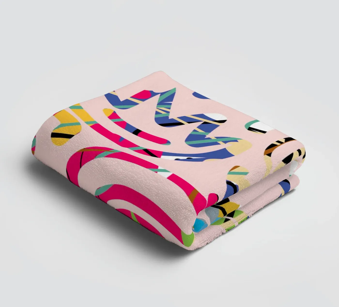 Graffiti scribble towel by Little Dean