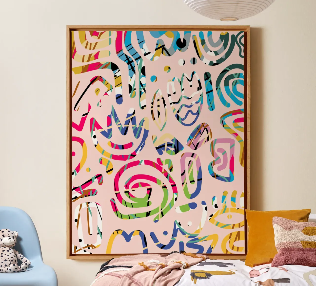 Graffiti scribble tela da Little Dean