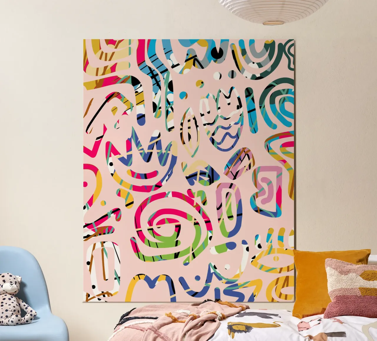 Graffiti scribble poster da Little Dean