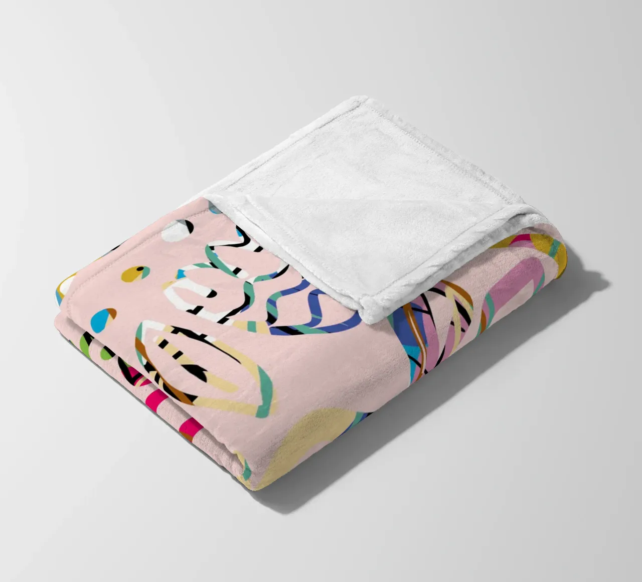 Graffiti scribble coperta in pile da Little Dean