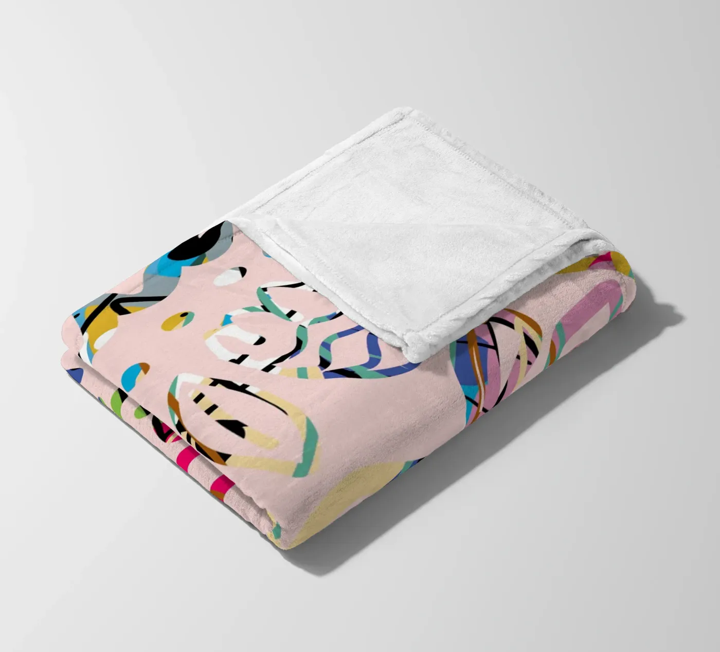 Graffiti-Kritzelei Fleecedecke von Little Dean