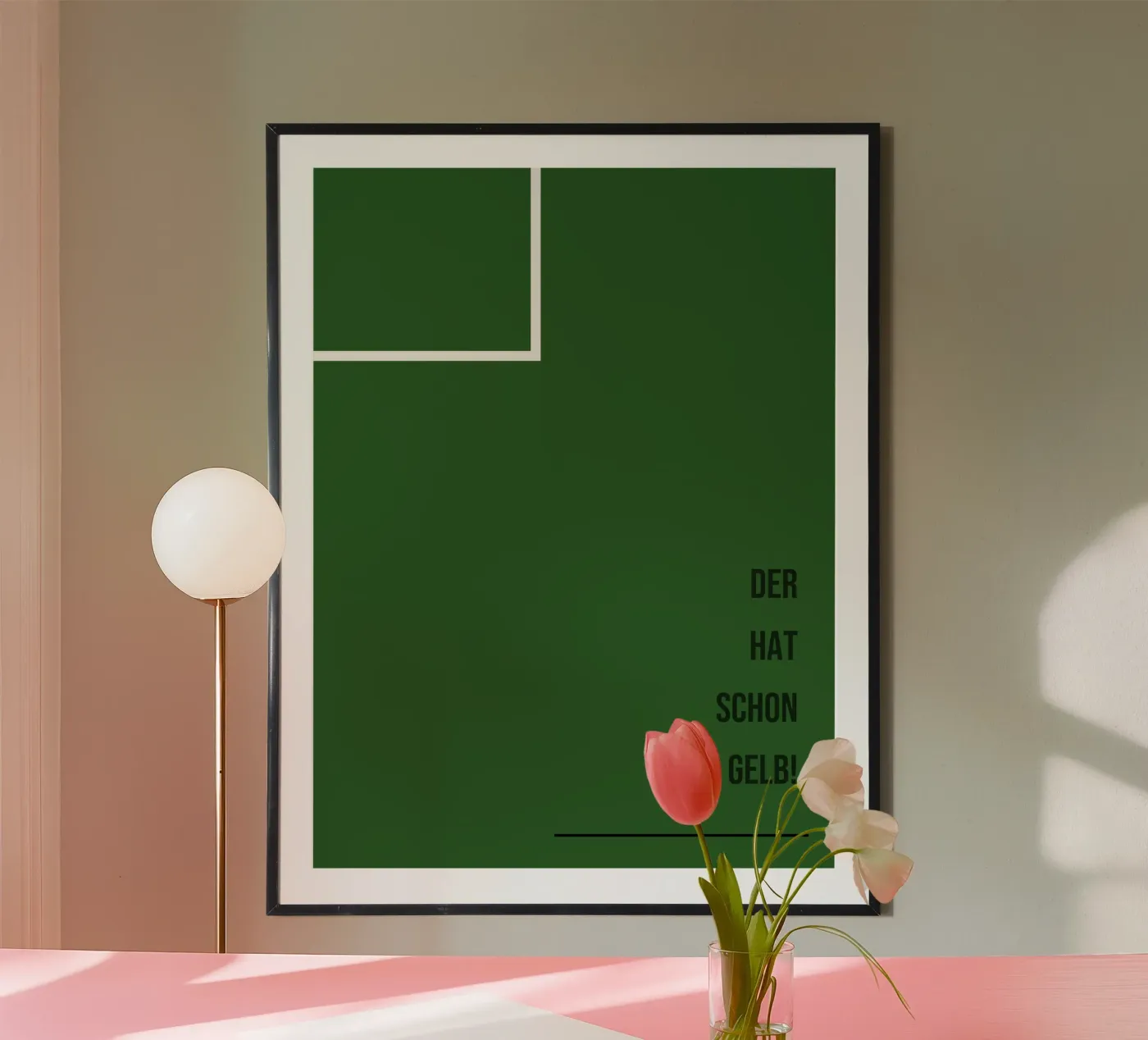 Schon gelb! poster da nix