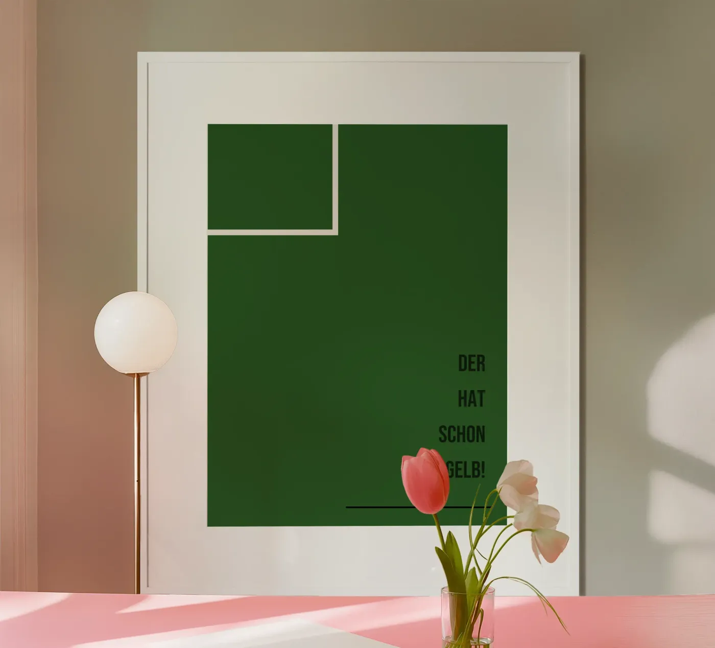 Schon gelb! poster da nix