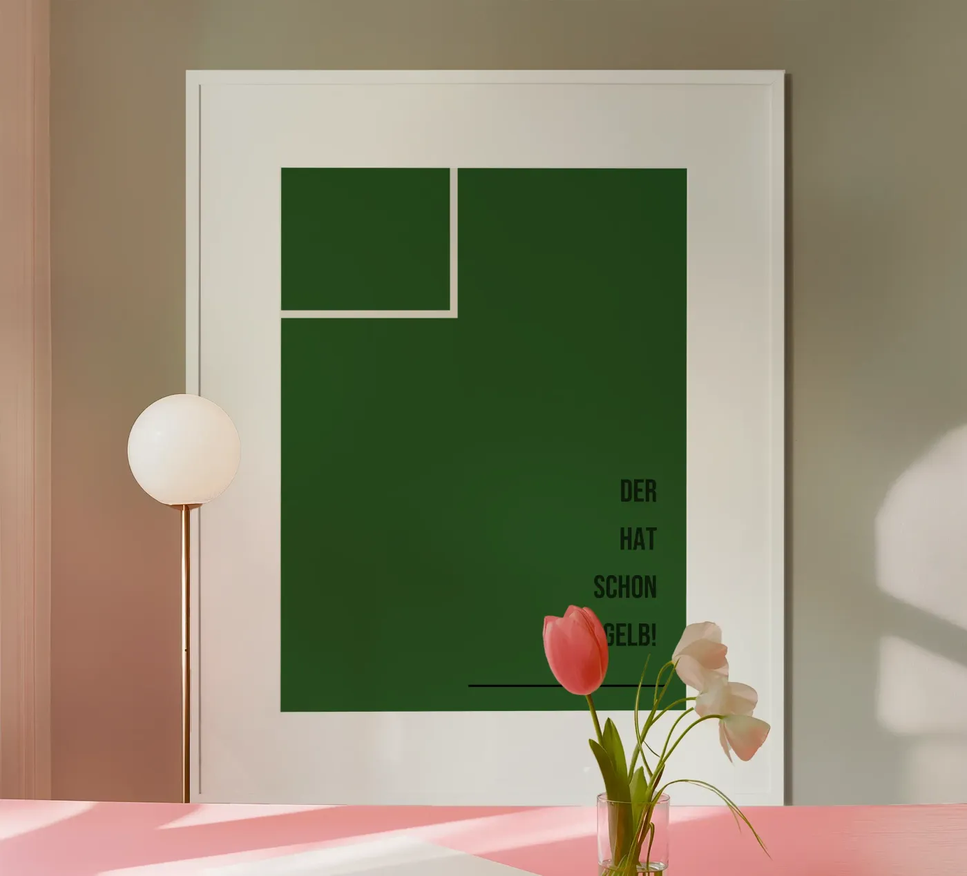 Schon gelb! poster da nix