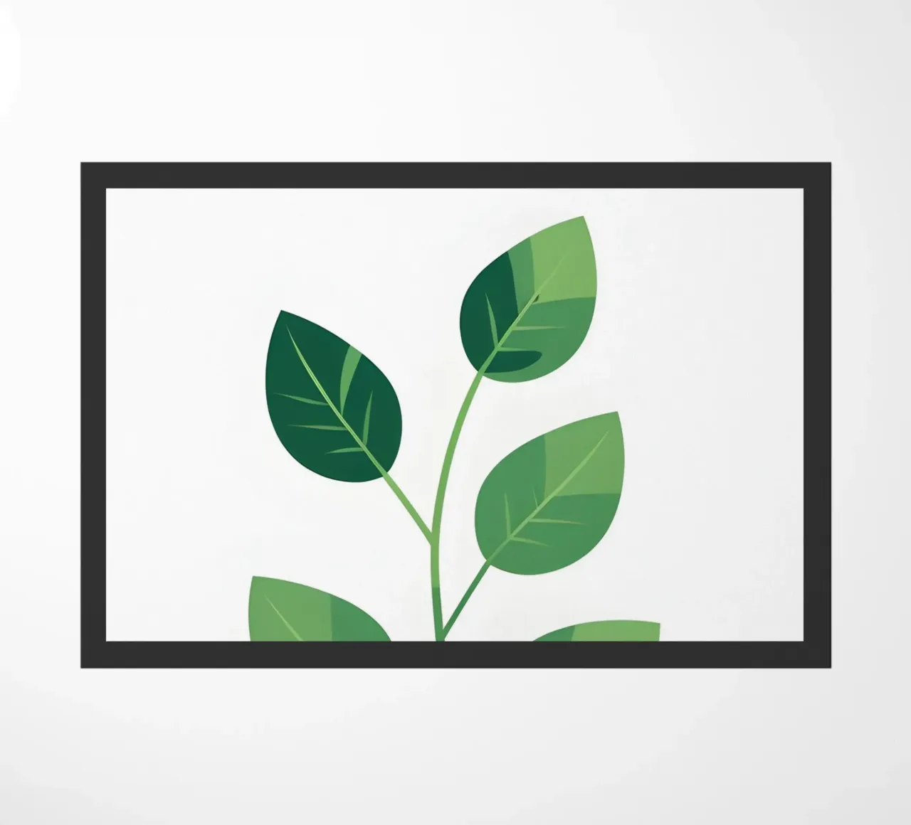 Tak - Zuivere 2D vector deurmat van Botanical Gallery