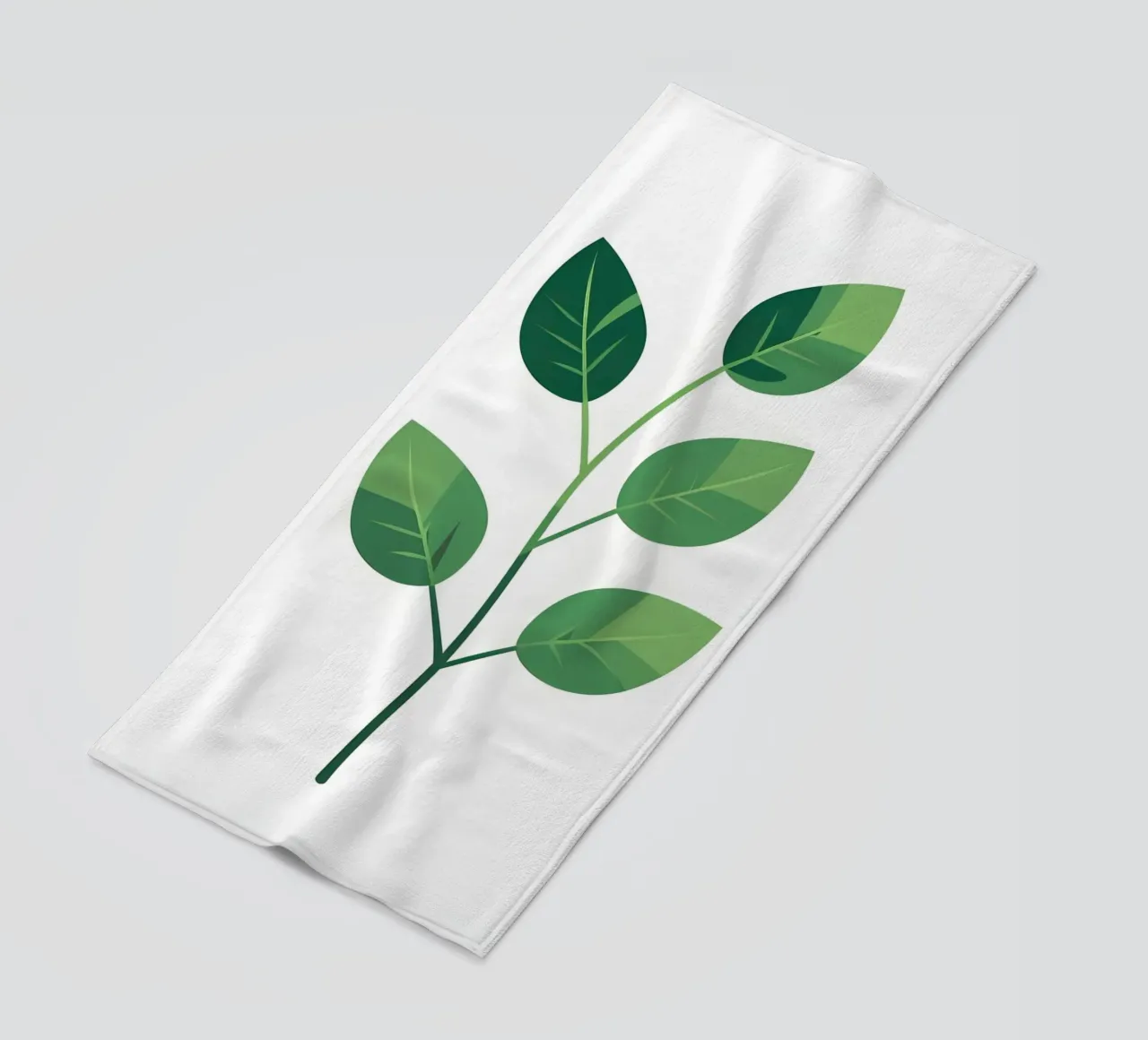 Tak - Zuivere 2D vector strandhanddoek van Botanical Gallery