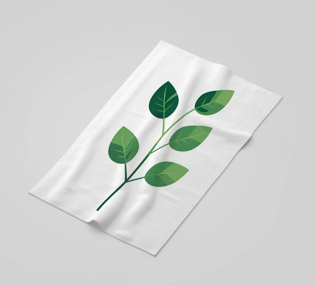 Tak - Zuivere 2D vector strandhanddoek van Botanical Gallery
