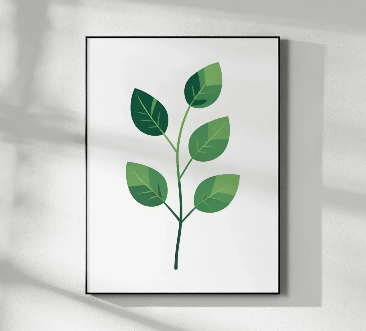 Tak - Zuivere 2D vector acryl van Botanical Gallery