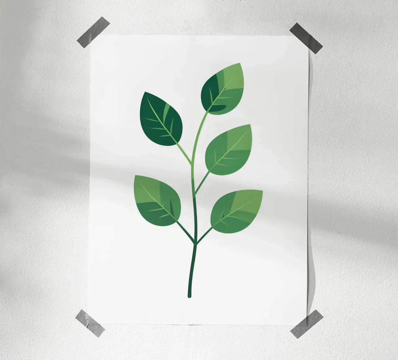 Tak - Zuivere 2D vector hahnemühle van Botanical Gallery
