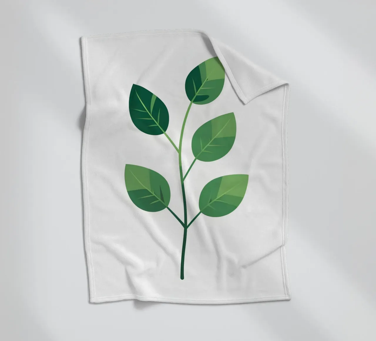 Tak - Zuivere 2D vector fleecedeken van Botanical Gallery