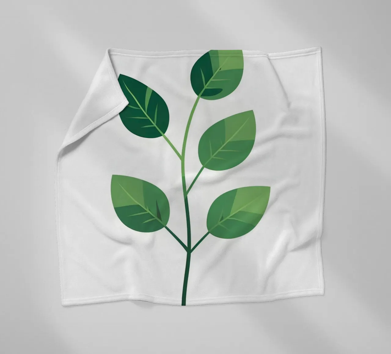 Tak - Zuivere 2D vector fleecedeken van Botanical Gallery